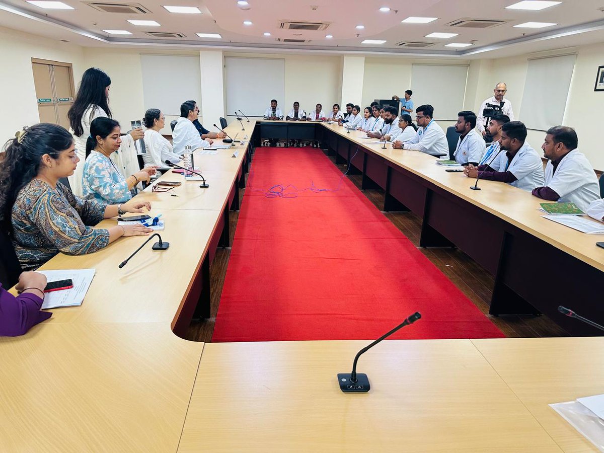 The Therapies for Senior Citizens: Yoga &amp; Meditation by PBK Vidhatri, Brahma Kumaris during the 5 days Training of Trainers (TOT) program for Master Trainers of “GERIATRIC CARE PROVIDERS” Organised by NISD from 14th July, 2025 to 18thJuly, 2025.