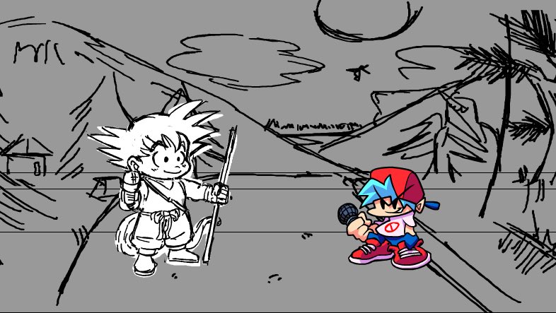 portopossum's tweet image. I want to make a kid goku oneshot soon
