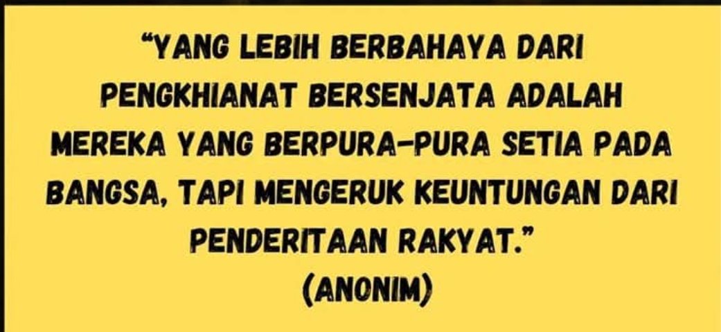 Yang paling layak menulis kata-kata ini seharusnya adalah Saudara LUHUT BINSAR PANDJAITAN ...

😩😩😩
