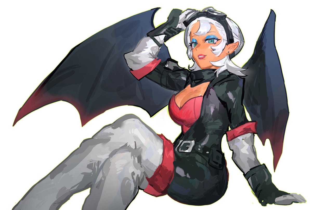 kanalit5's tweet image. #RougeTheBat #gijinka