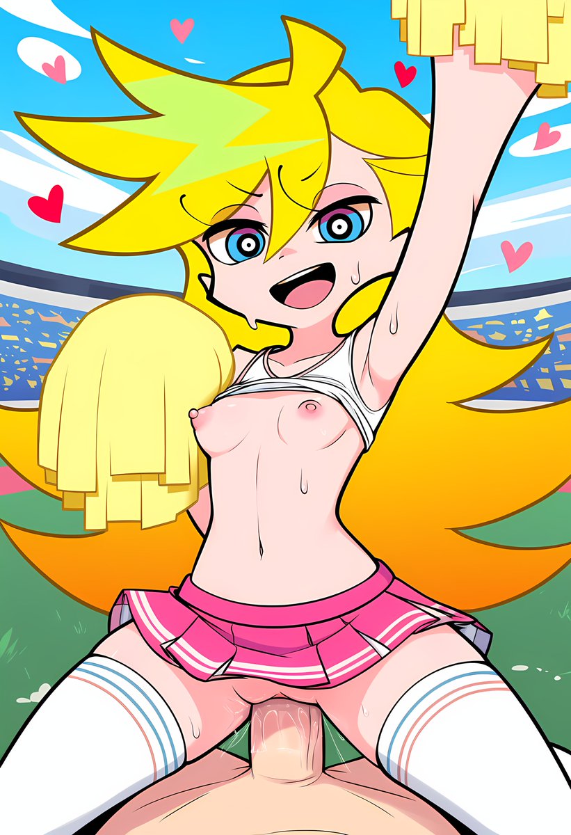 WaifuMimicAI's tweet photo. Sorry been a bit preoccupied the past little bit. Loving the new Panty &amp; Stocking Season so far and the OP gave me a little idea. 
Who's your favorite? I'm firmly in the Kneesocks camp, but I do still love all four of em. https://t.co/rQQ43ifkwN