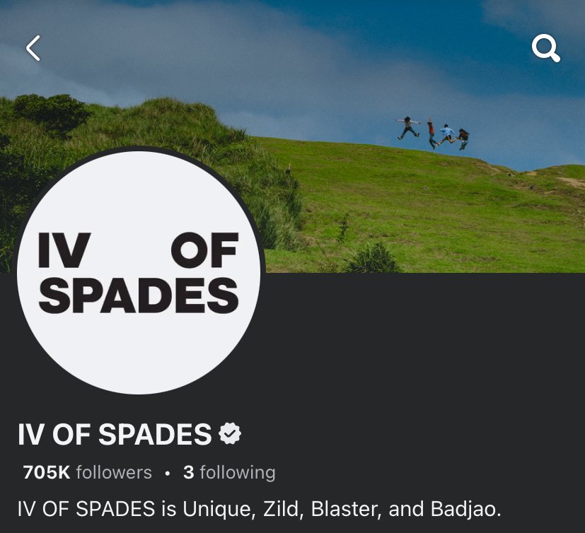 artsonista's tweet image. sarap basahin nung bio. parang screenshot galing panaginip hahaha

“IV OF SPADES is Unique, Zild, Blaster and Badjao.”
