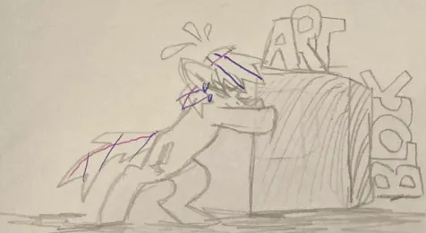 paperrmare's tweet image. doodled while power was out for awhile
