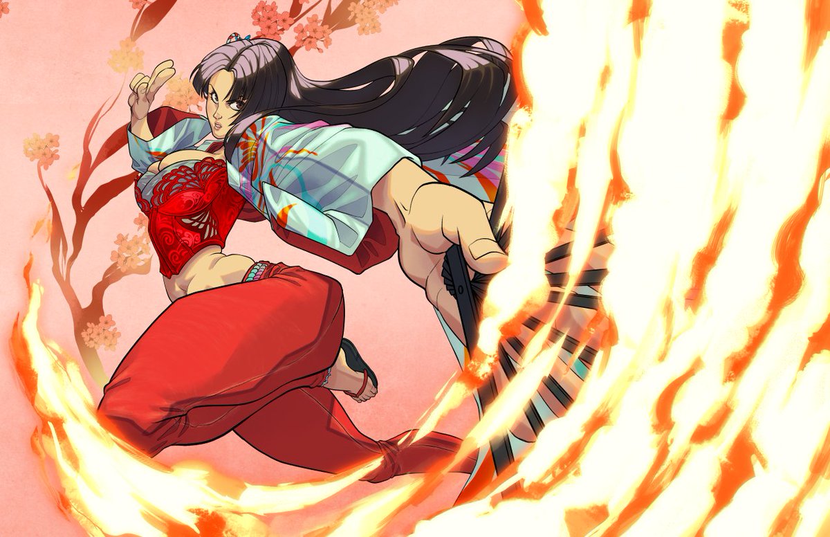 Finally got around to making new art for my arcade stick.
#StreetFighter6 #MaiShiranui #digitalart #fanart #FatalFuryCOTW