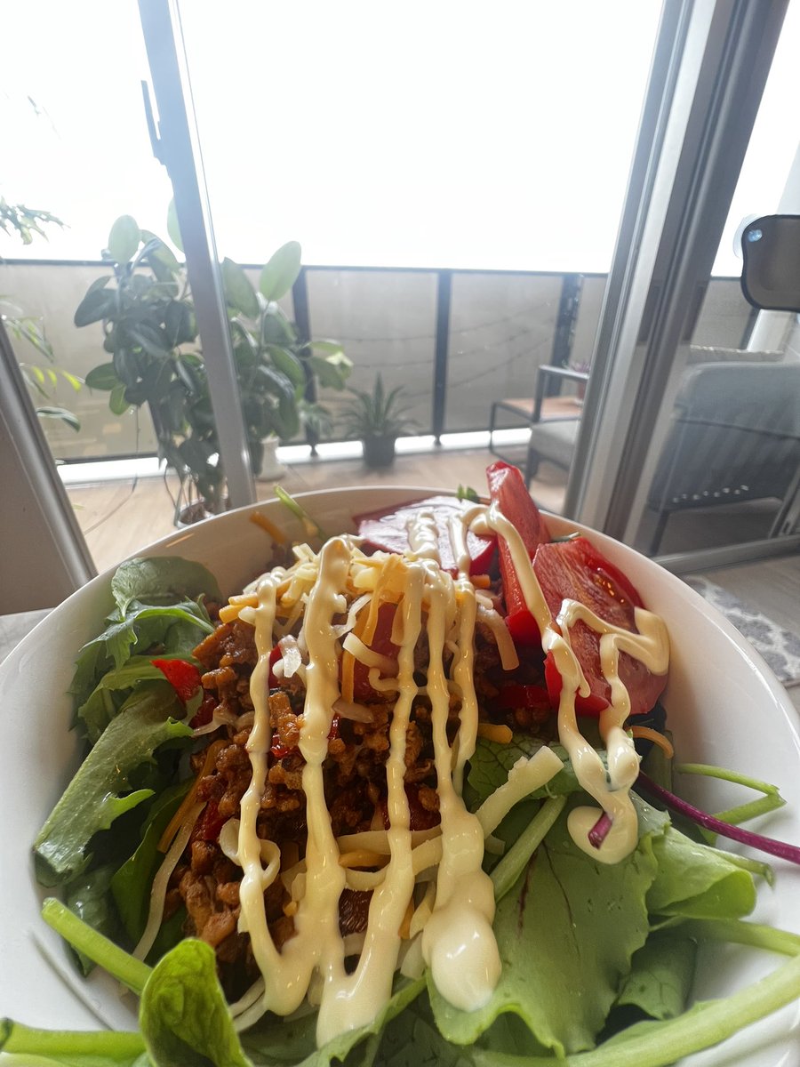 sumage127's tweet image. こんにちは☁️ 32°

ジメジメ暑い🫠

お昼は、タコ丼

いただきます🙏