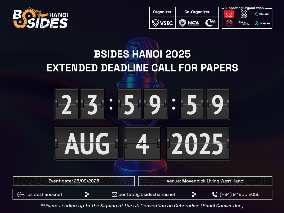 BSides Hanoi tweet media