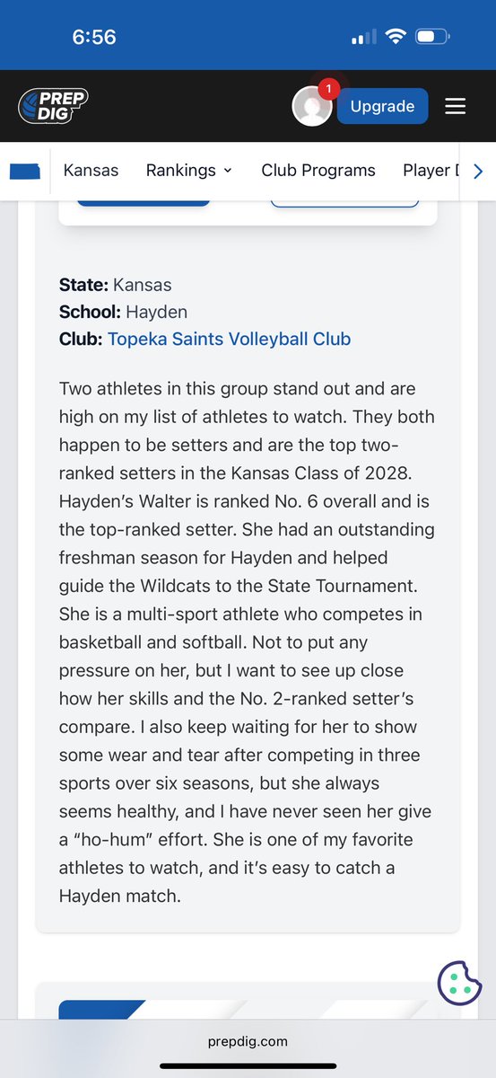Blakely Walter 2028 π #10 (@blakely_walter) on Twitter photo Thanks for the write up <a href="/PrepDig/">Prep Dig π</a> <a href="/KSScoutDeck/">DeckScoutKS</a> I love this sport and I am excited for my sophomore year!! <a href="/sportsinkansas/">Sports in Kansas</a> <a href="/HaydenGirlsVb/">Hayden Catholic HS Girls Volleyball</a> Thanks for the write up <a href="/PrepDig/">Prep Dig π</a> <a href="/KSScoutDeck/">DeckScoutKS</a> I love this sport and I am excited for my sophomore year!! <a href="/sportsinkansas/">Sports in Kansas</a> <a href="/HaydenGirlsVb/">Hayden Catholic HS Girls Volleyball</a>