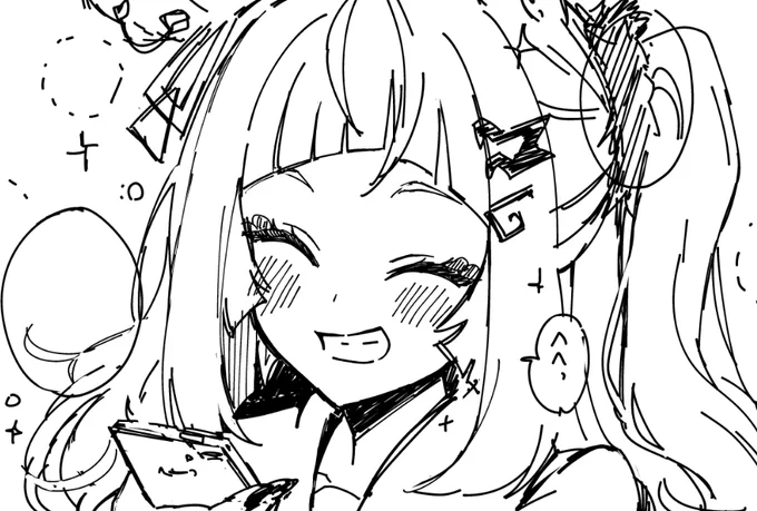 描いてます 