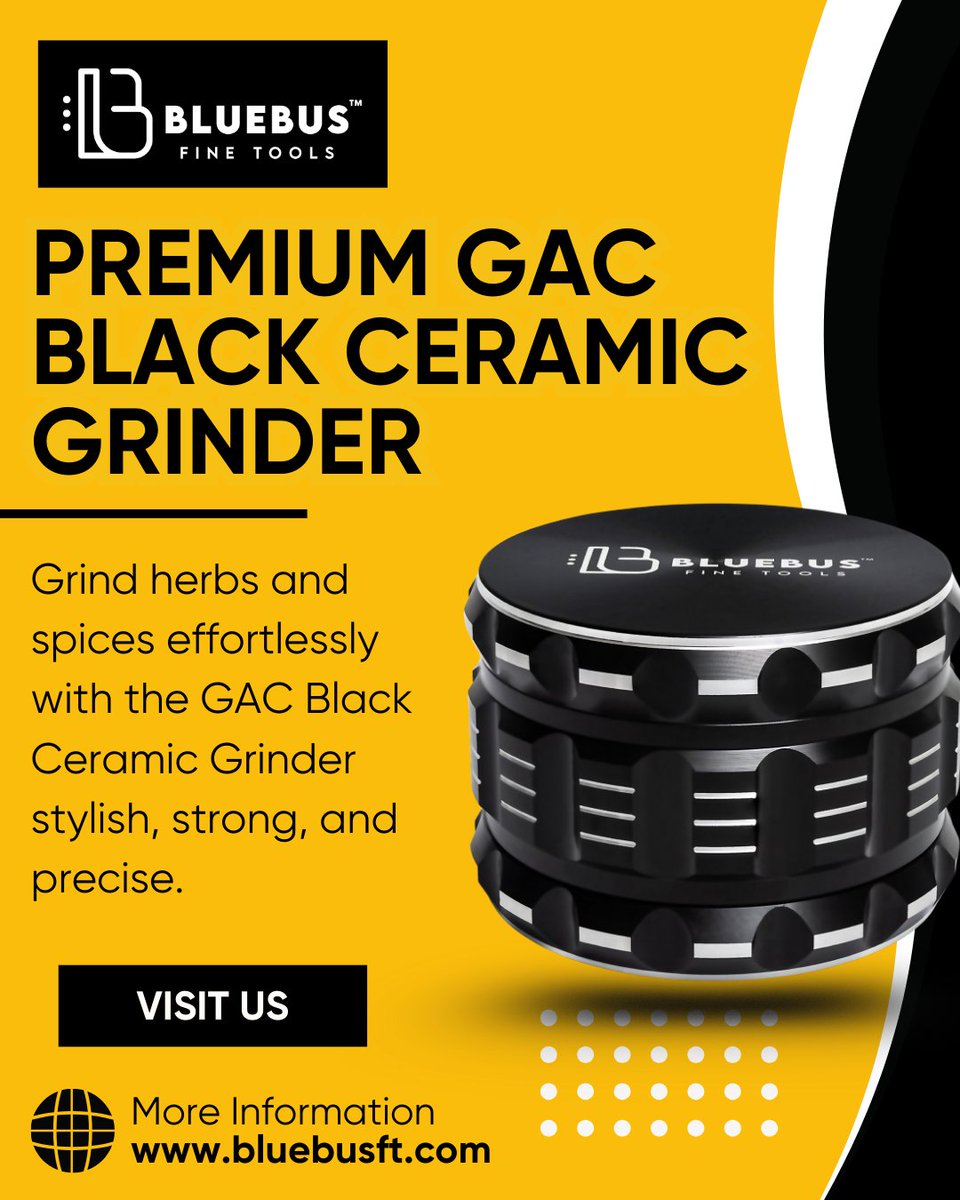 🛠️ Meet the GAC Grinder — compact, silent, and built to perform.
Minimal effort. Maximum output.
🔗 bluebusft.com/collections/ga…

#GrindInStyle #BuiltToPerform #GACGrinders