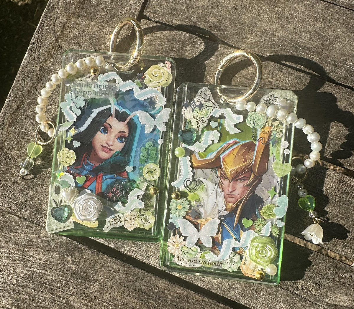 _mageofspace_'s tweet image. i made new ones ๐ซฃ๐๐ฟ the flower bead fell off of mantis but i'll fix it later LMAO #loki #mantis #lotis