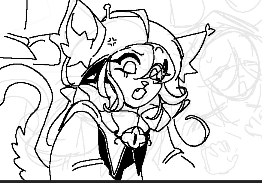 redpaandas's tweet image. kitty shadow milk i doodled testing out magma #shadowmilkcookie