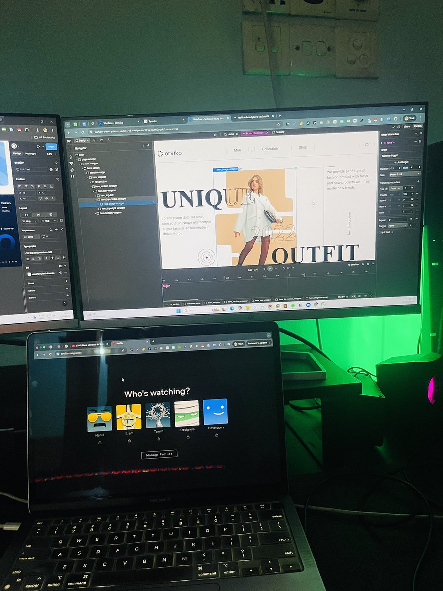 devhmikram's tweet image. 🚀 Just experimented with Webflow + GSAP interactions, and wow, it’s a game-changer for no-code devs! থাঙ্কস to @webflow &amp;amp; @greensock, animations are now free and seamless. Try it out and level up your web design! 🎉 #Webflow #GSAP #NoCode #WebDesign