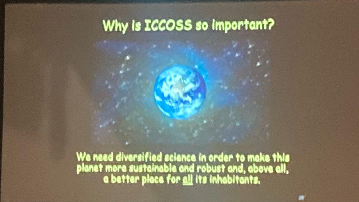 One of the X-reasons to attend <a href="/iccoss2025/">ICCOSS 2025</a>  meetings is because of this....👍 and many more to come!