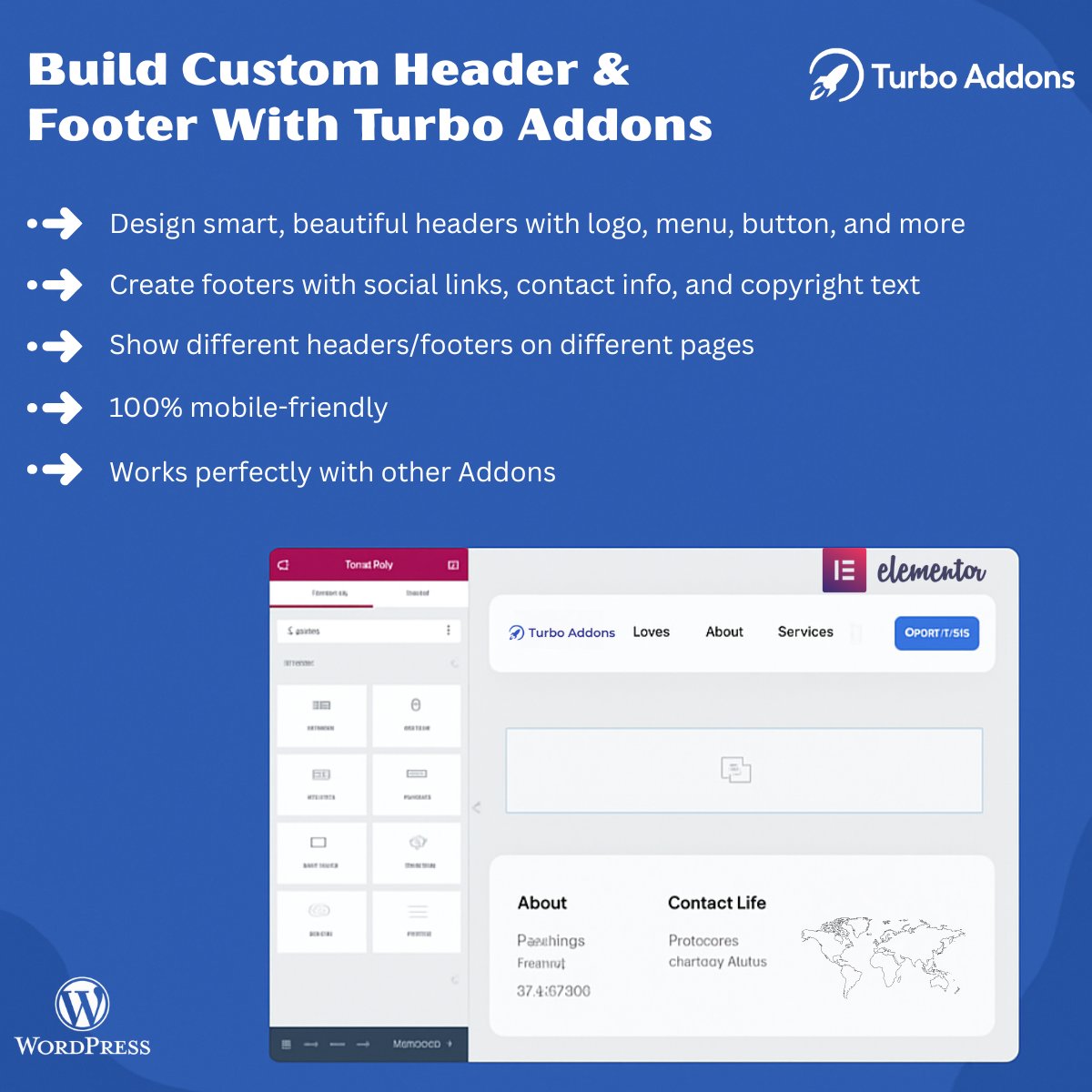 Turbo_addons's tweet photo. ✨Build Custom Headers &amp; Footers in Elementor Using Turbo Addons
Visit: https://t.co/oAbJzJTilp
youtube: https://t.co/t9HgE2tgaH
#pagebuilder #Elementor #WordPress #turboaddons #webdesignanddevelopment #nocode #freeuse #header #footer @TurboAddons https://t.co/nArnNHeWL7