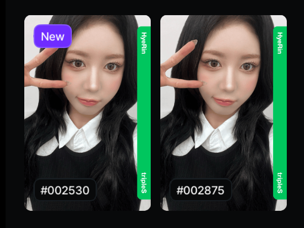 heartsforjiyeon's tweet photo. any hyerin stan’s want another hyerin aa341? trading for any aa fco!! https://t.co/HJe3qUWQ1U