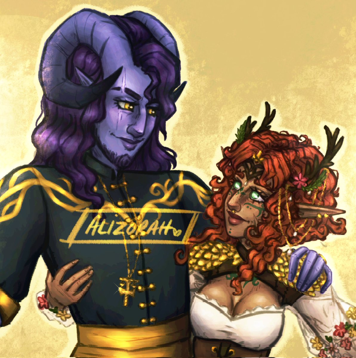 alizorahh's tweet image. hey i'm ali - your resident chaotic queer eldritch horror & tiefling lover who makes fantasy art, cosplays cool characters, & plays dungeons & dragons! ☽☾
you can find all my stuff here ✨
linktr.ee/alizorah