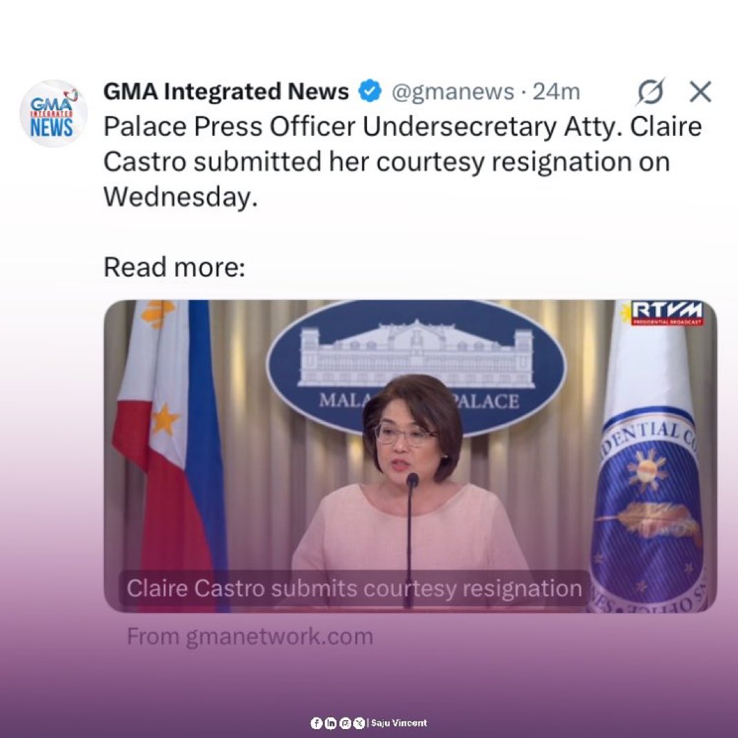 DelaCruz_M311's tweet image. I am confident that #AnteKler will be retained in her office and continue to serve until 2028. As she resumes from being the Press Officer USec. The administration trust ratings will continue to nose-dive🤣

She has helped the #ProDuterte #SolidDDS #ProProgressPhilippines in 2025