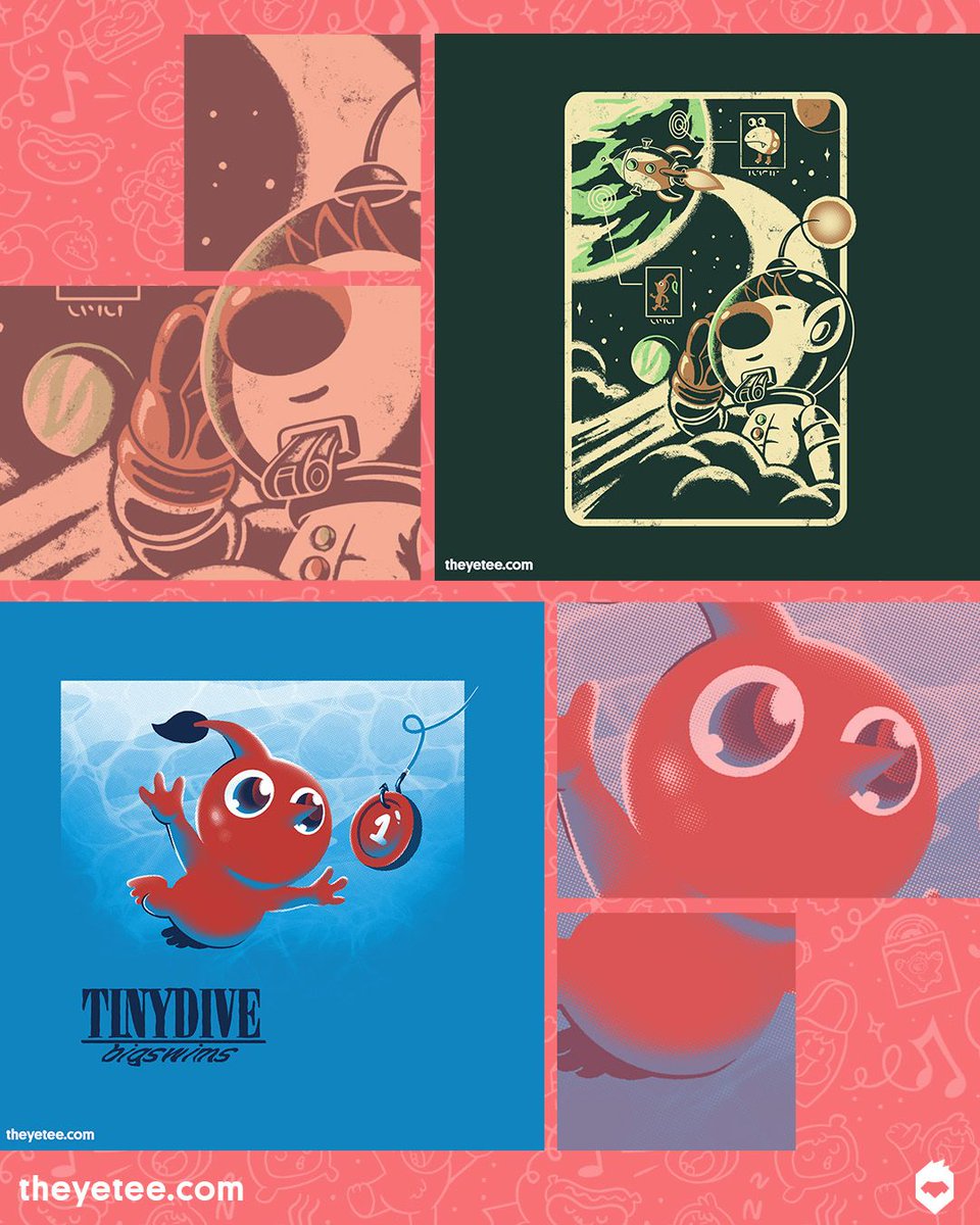 Pikmin apparel at the Yetee (available for 24 hours) buff.ly/SPayG0t #ad