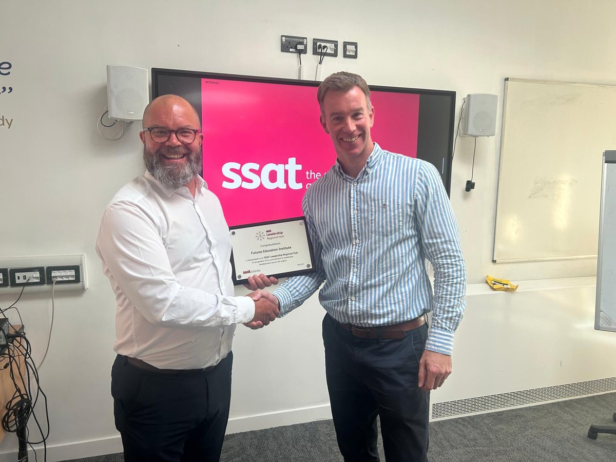 ssat's tweet image. Congratulations to Futures Education Institute on becoming the first SSAT Leadership Regional Hub
Find out more: ow.ly/GqAg50WqvNH
#education #schoolsuk #leadership