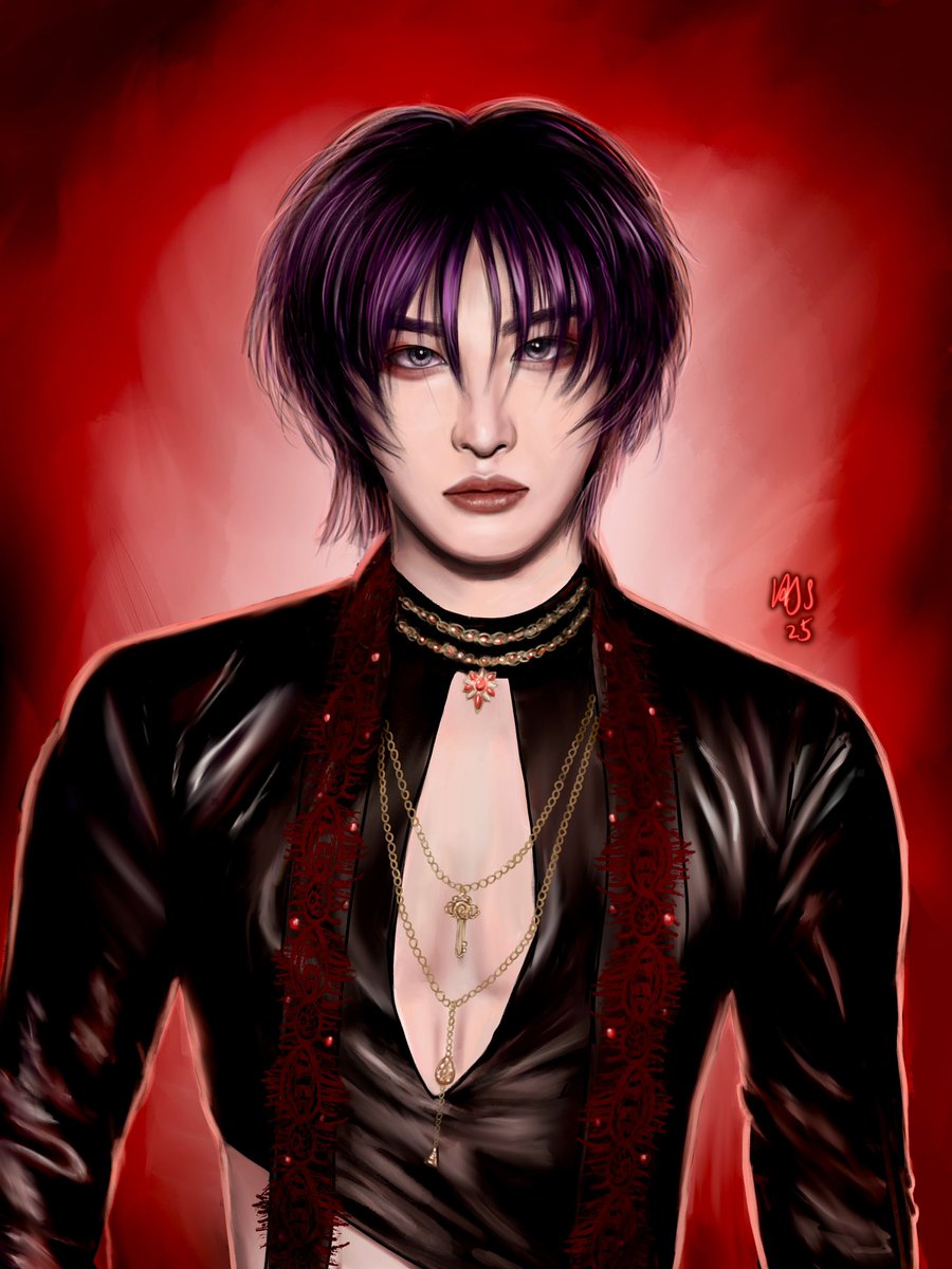 Those IYF concept photos just screamed ANFTD vampire coven. I missed the fic sm and ended up drawing coven leader hwx.  Now I’m going to re-read the wonderful fic again ❤️