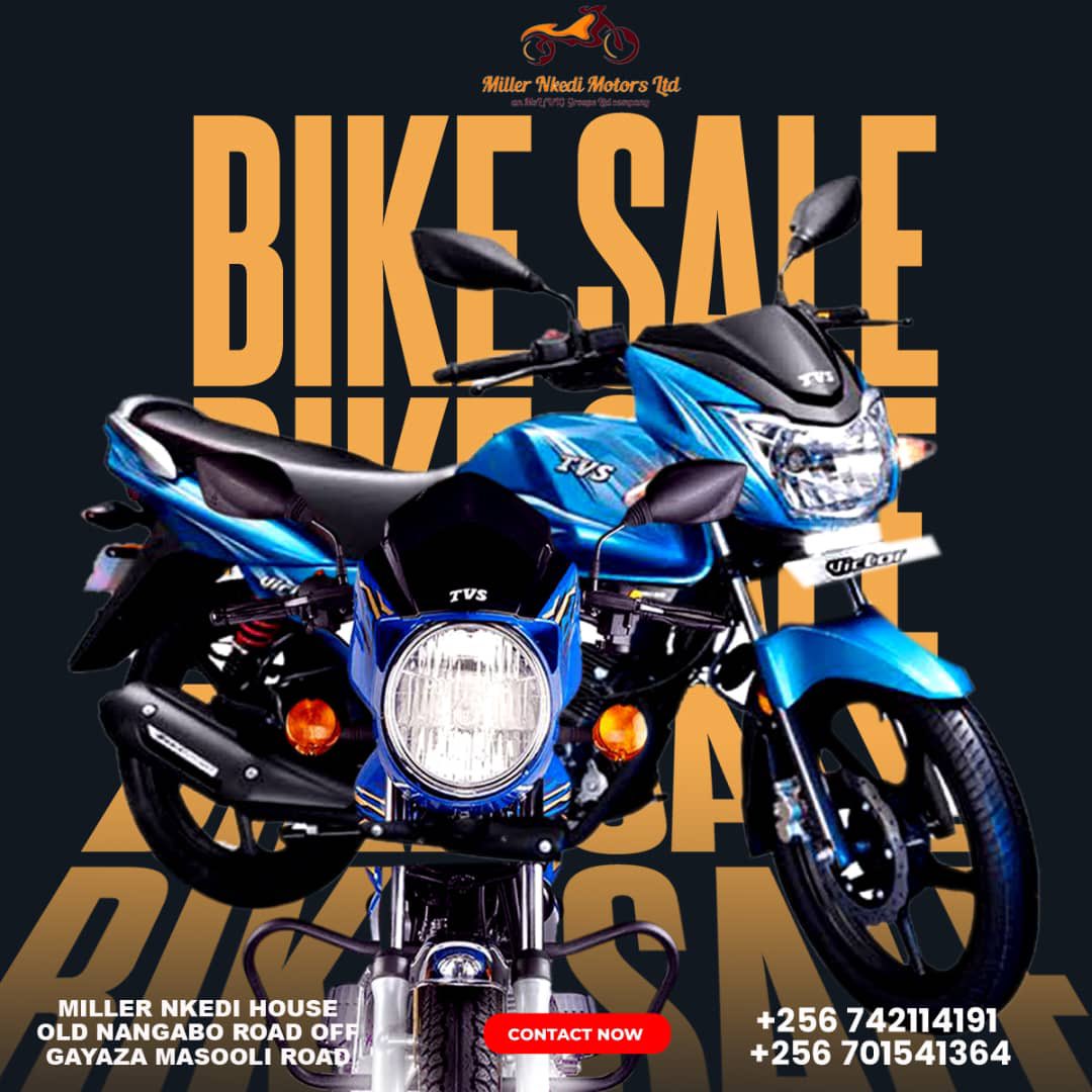 Hey Top Gz! Change Your Life.
Start your journey with just:
✅ National ID
✅ Passport photo
✅ UGX 90000 weekly
✅ Commitment to your future

We don’t just give bikes.we build livelihoods
#MillerNkediMotors #RentToOwn #StartWithWhatYouHave