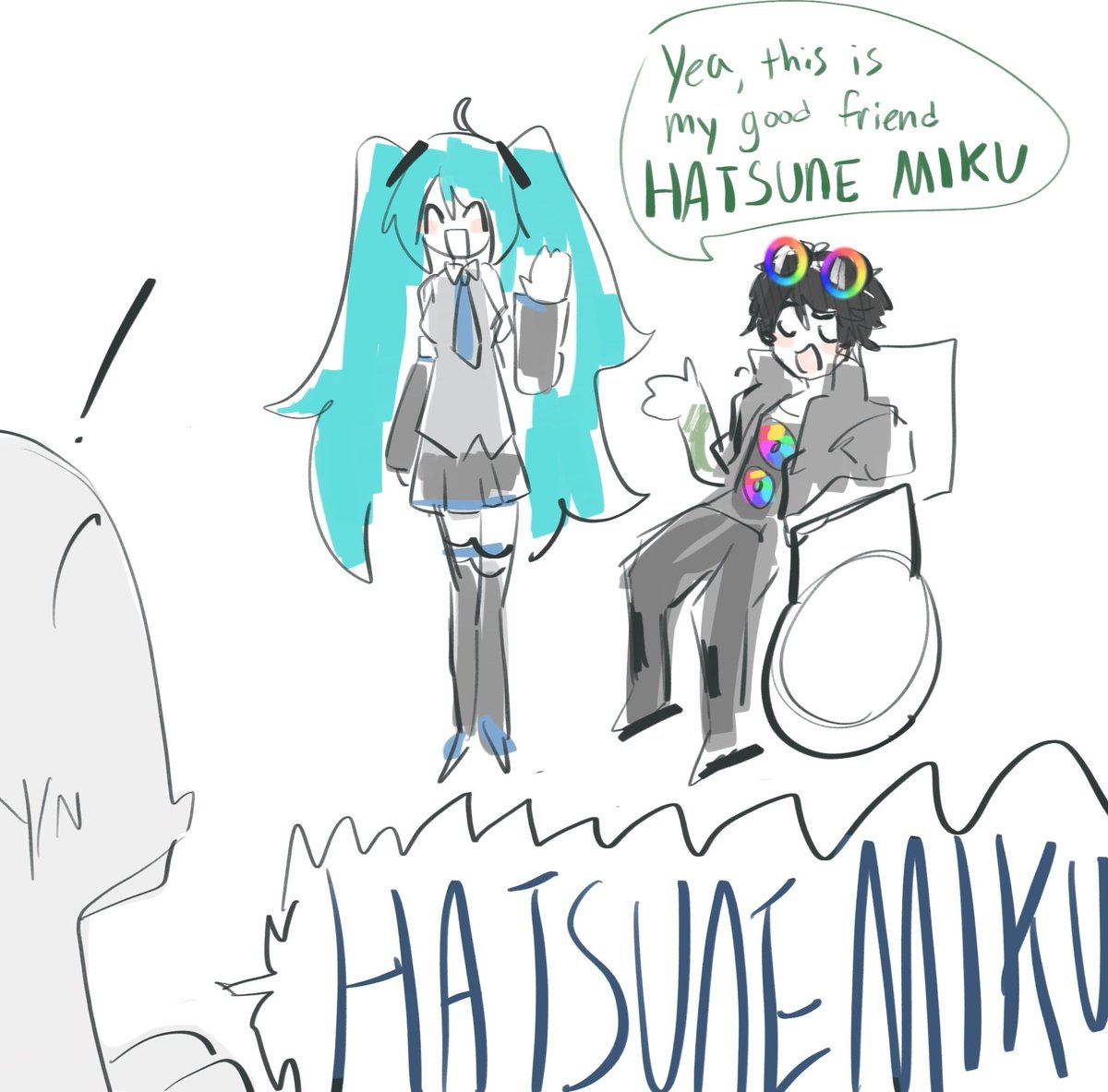 JaistrawSide's tweet image. Mac and Miku! Two virtual diva besties!💚💙 #dateeverythinggame #macdateeverything