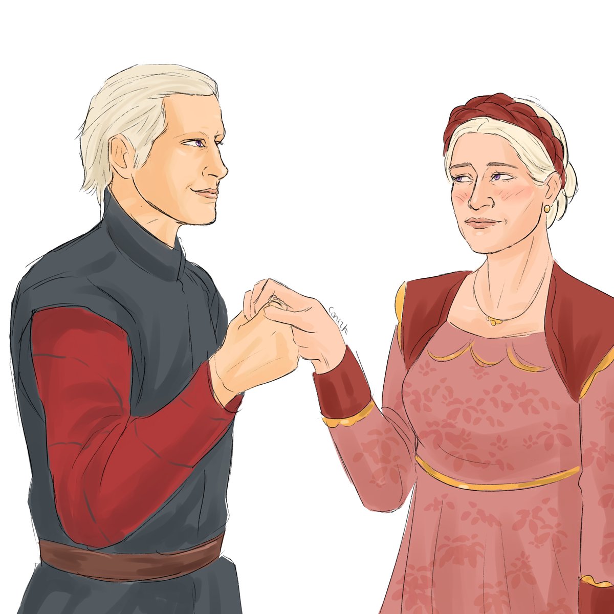 conizk's tweet image. Daemon and Aemma for @Richaard35 

#Daemon #Aemma #hotd #asoiaf