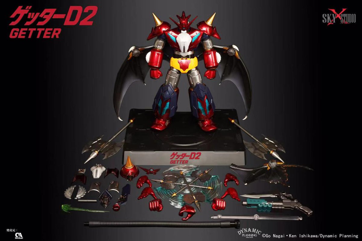 G_vvell's tweet image. SKY X STUDIO SXD-GOKIN Getter Robo D2
スカイXスタジオ SXD合金 ゲッターロボ D2
스카이X스튜디오 SXD합금 겟타로보 D2
1,798HKD
ACGHK 2025 限定販売