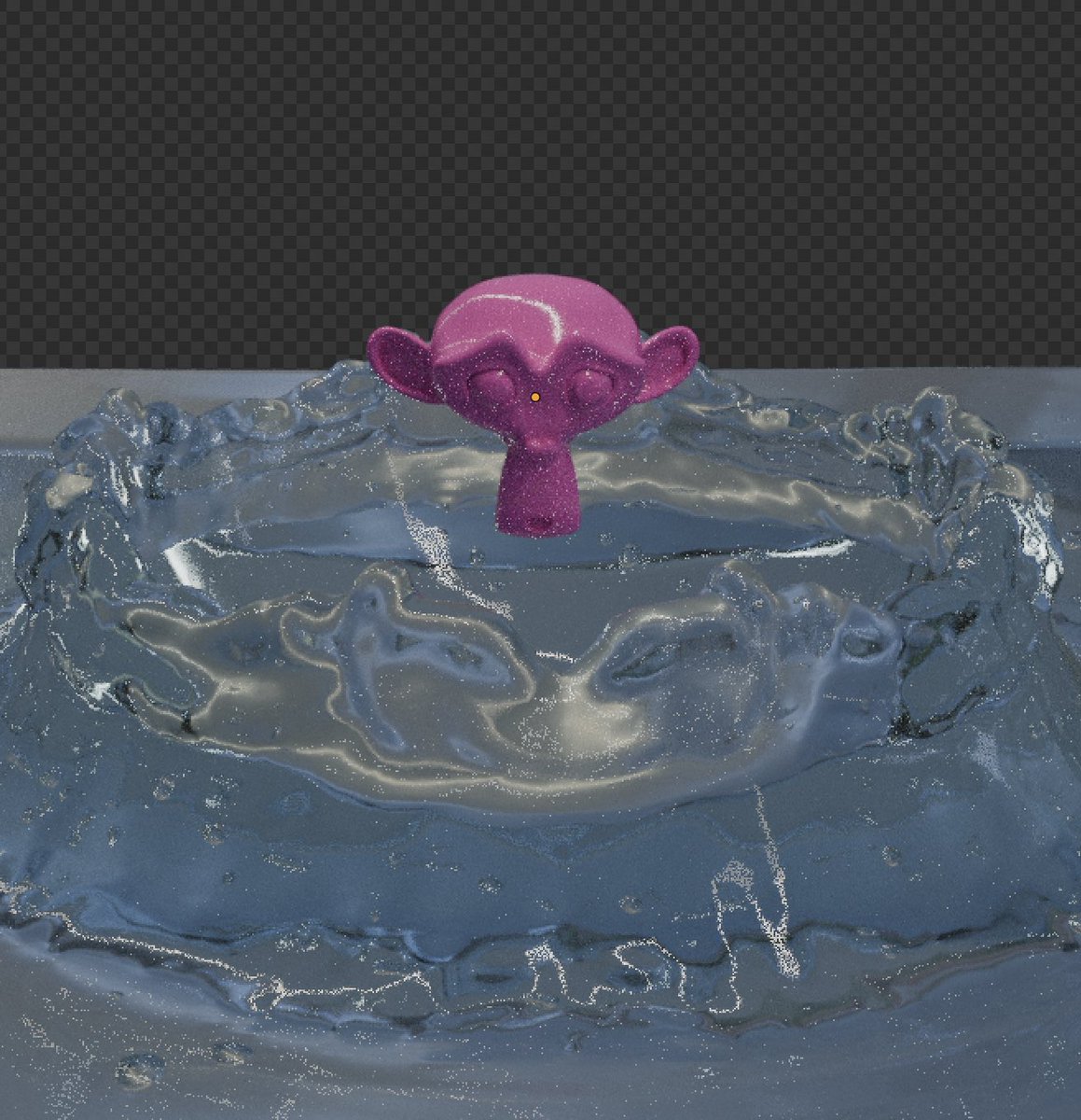 risukecreator's tweet image. Blenderにて、流体シミュレーションを遊びながら学んでおります☘️
奥が深いけど、使えれば間違いなく表現の幅がアップしますね🥷⭐️
#動画編集 #流体シミュレーション