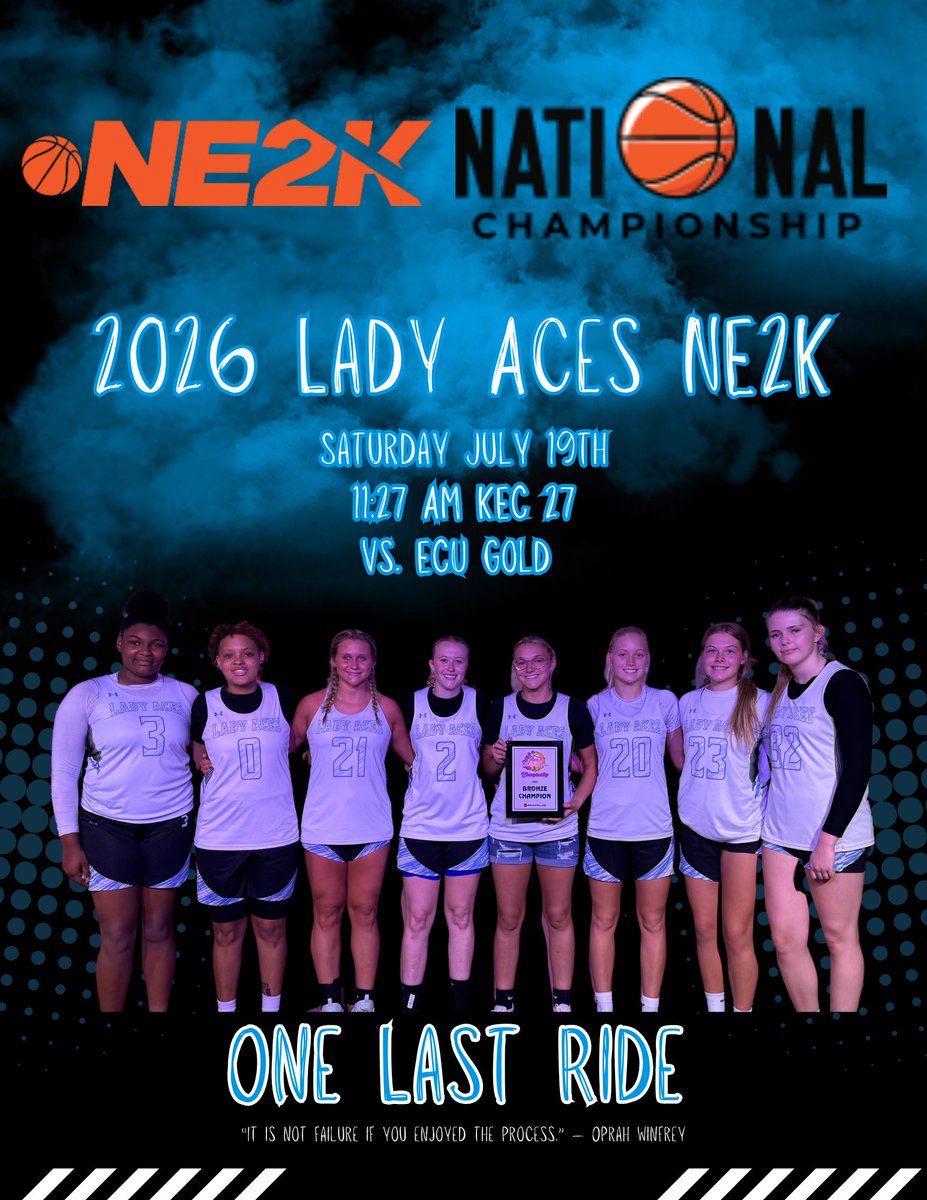 LadyAcesAau's tweet image. Come check us out in our last tournament of the year! #NationalChampionship @alyxwhite_ @riseupsports1 @NE2KHoops