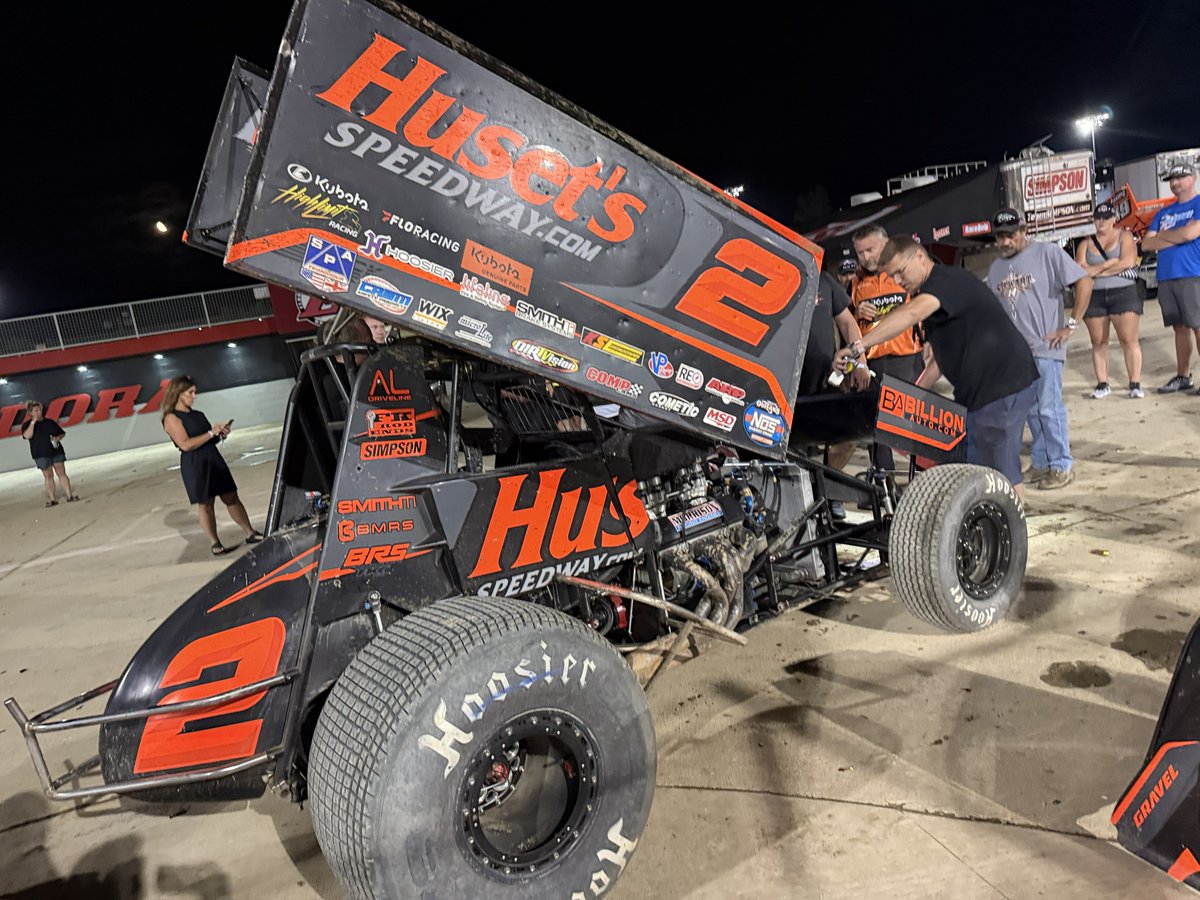 High Limit Racing (@highlimitracing) on Twitter photo 🚨 After post-race tech, the <a href="/BigGameMotorspt/">Big Game Motorsports</a> #2 of <a href="/DavidGravel/">David Gravel</a> has been found with the nose wing too far forward.
He is disqualified from a second-place finish in the Double Down Duel$. 🚨 After post-race tech, the <a href="/BigGameMotorspt/">Big Game Motorsports</a> #2 of <a href="/DavidGravel/">David Gravel</a> has been found with the nose wing too far forward.
He is disqualified from a second-place finish in the Double Down Duel$.