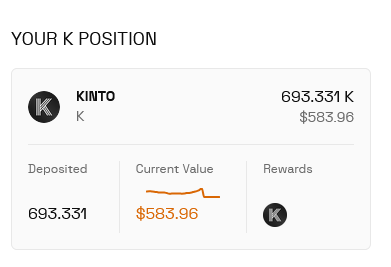 📣 Attention Kinto holders! 📣

Staking is back on the <a href="/KintoXYZ/">Kinto</a> network! 🎉

If you have $K tokens, you can now stake them to support the protocol. 💪

I just staked all 693 $K that I had on the Kinto Network until March 2026. 🚀

✅ What you can do: Stake your $K tokens to earn