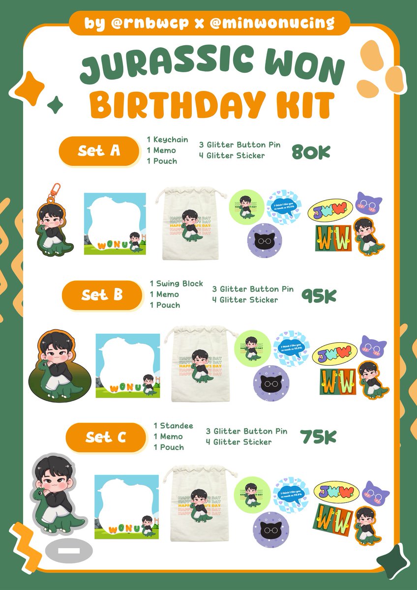 🦖 OPEN PRE ORDER 🦖
Jurassic Won (Wonwoo Birthday Kit)
𖦹 17 Jul - 7 Aug 2025
𖦹 Read the form carefully
𖦹 International GO are welcome (please DM us to place your order)

🔗 Order here: forms.gle/ExEoKuLdx3NyHY…

Feel free to DM us if you have questions!
