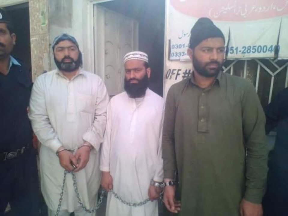 Pakistan: This is the picture of Muslim brothers who had raped their real sister (14 years of age) for continuous two years. 

This incident happened in Golra Islamabad. The Police has taken these brothers in their custody.