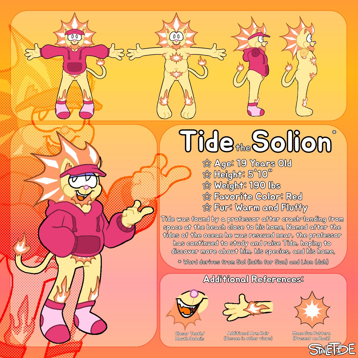 StaleTide's tweet image. Introducing the new and improved Tide, the Solion!
This has been the biggest overhaul my sona has ever received and I'm super proud of how he turned out. Please feel free to draw him or ask any questions about him!