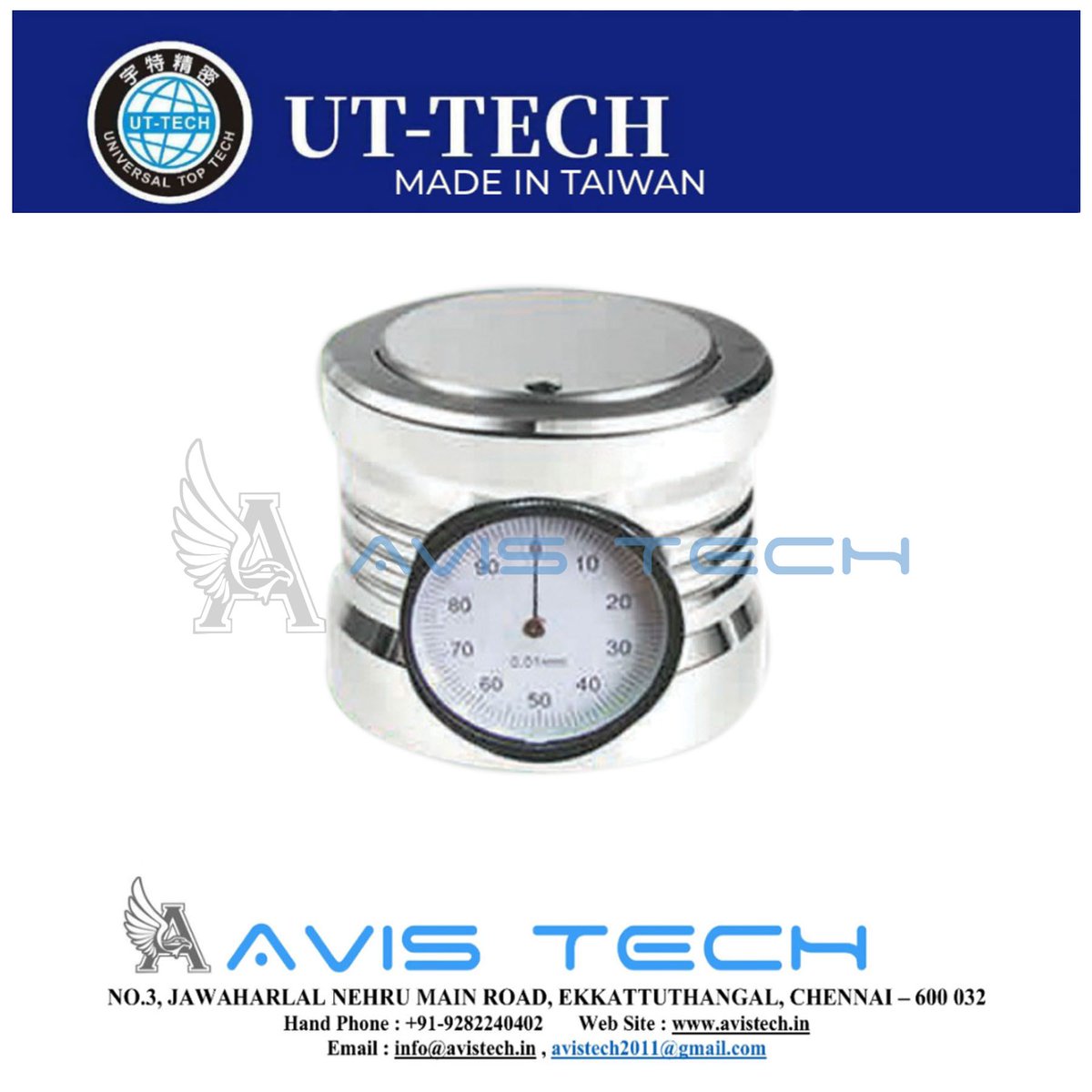 avistechchennai's tweet image. 🎯 Precision starts at ZERO.
Meet the UT-TECH Zero Setter — engineered for pinpoint CNC tool setup. Trusted by pros, built for perfection.
📦 Available at AVIS TECH | 🇹🇼 Made in Taiwan
#ZeroSetter #UTTECH #AvisTech #CNCtools #PrecisionMachining