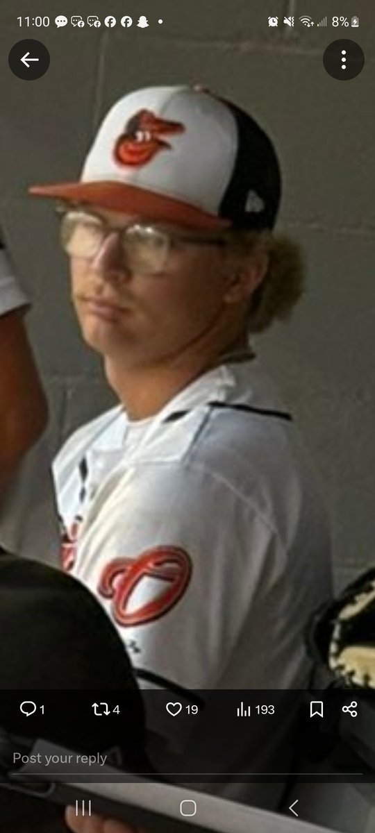 SearlesGrizz's tweet photo. @Ltown_Orioles @JacksonHuiras 
Your teammate is 

#stillnotimpressed https://t.co/E6ylrX2pdD