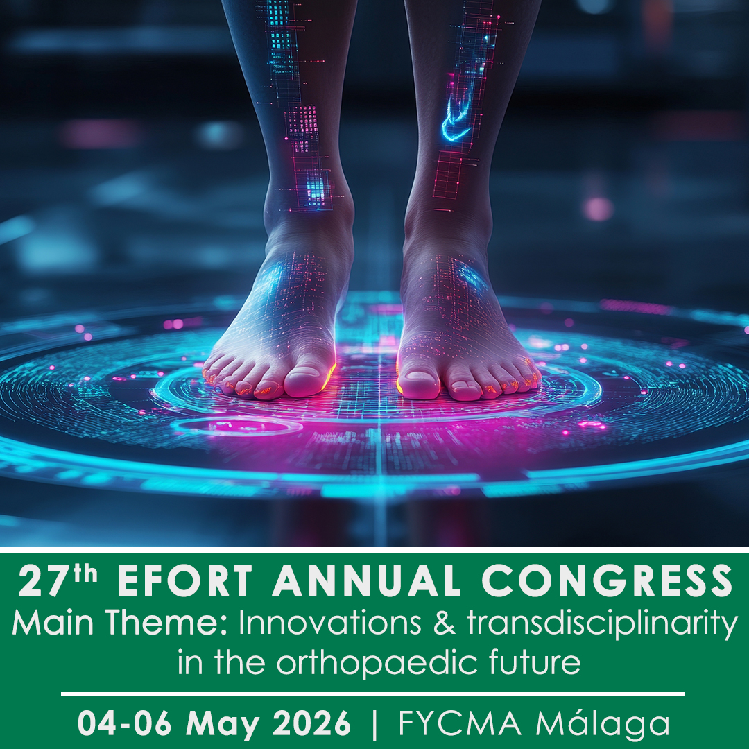 27th #EFORT2026 Congress: Málaga, 04-06 May 2026. 
Theme: Innovations &amp; transdisciplinarity in #orthopaedics!
Prepare your abstracts – your research is vital! 🌍
🔗 congress.efort.org
🔔 congress.efort.org/newsletter
#Abstracts #Málaga #Innovation #FutureOfOrtho