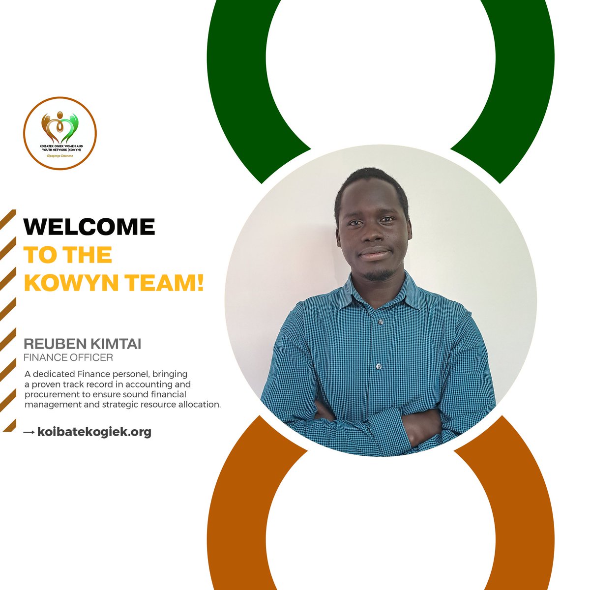 koibatek_ogiek's tweet image. Huge welcome to the newest members of the KOWYN Team!  We&apos;re thrilled to have @Langs030 as our Communications Officer and Reuben Kimutai as our Finance Manager.
#kowyn