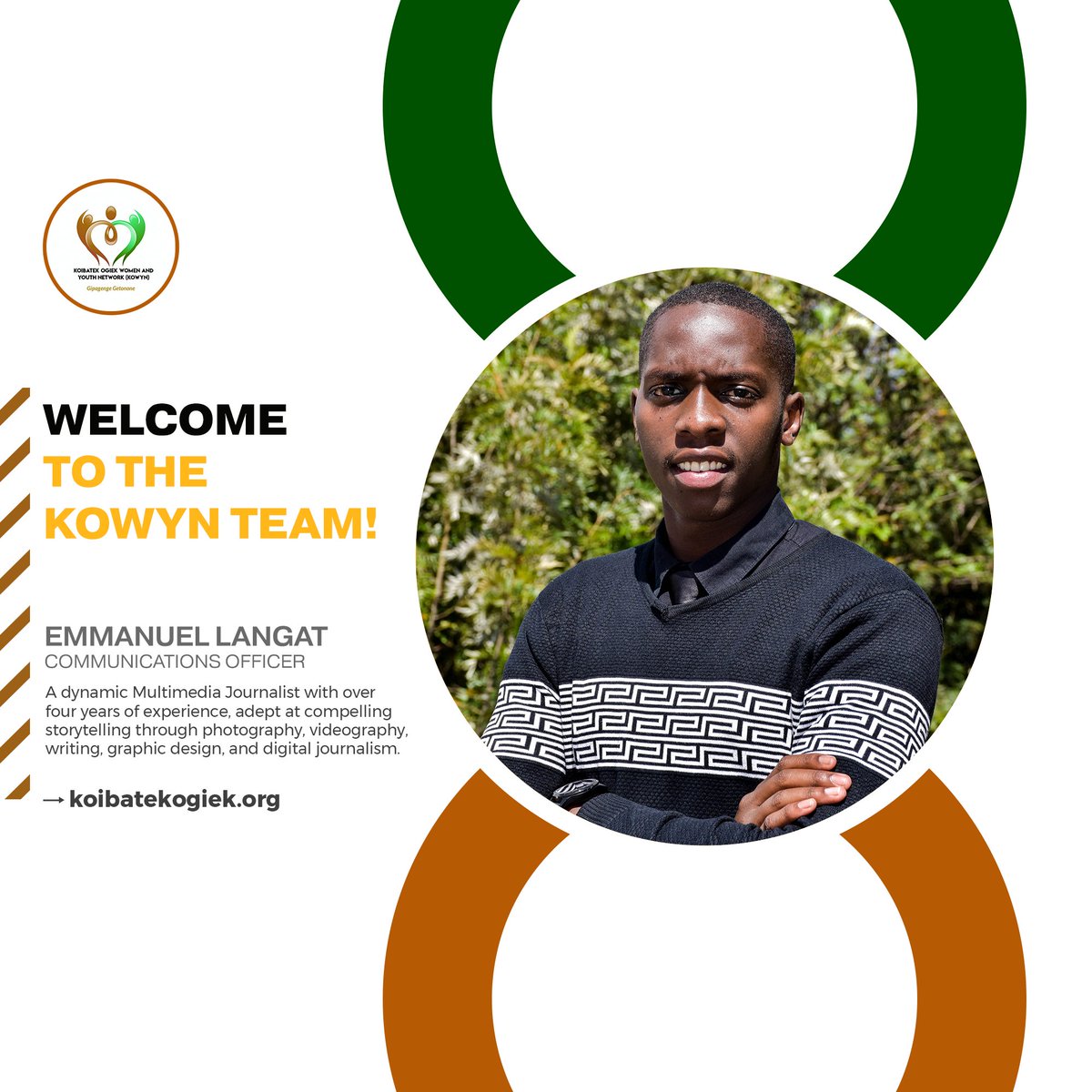 koibatek_ogiek's tweet image. Huge welcome to the newest members of the KOWYN Team!  We&apos;re thrilled to have @Langs030 as our Communications Officer and Reuben Kimutai as our Finance Manager.
#kowyn
