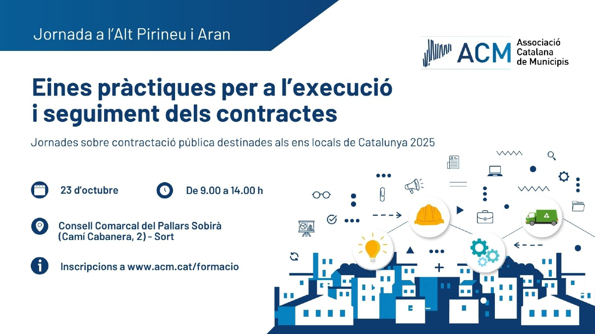 ACMunicipis's tweet image. 🏔️ Formació a Sort per reforçar l’eficiència i el control dels contractes als ens locals de l’Alt Pirineu.
📅 23 d'octubre
📍 Sort
ℹ Més informació: acm.cat/formacio/afeda…