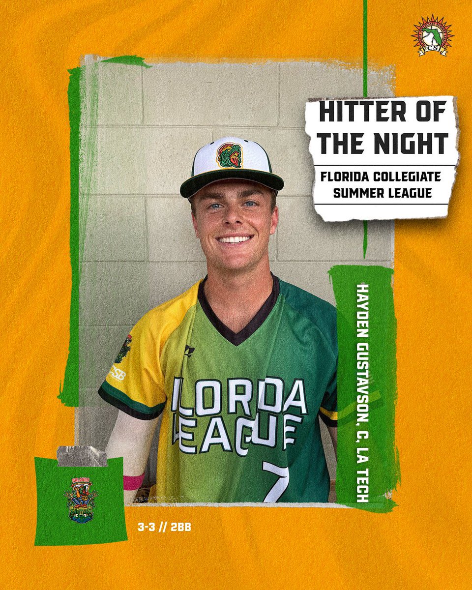 Florida League (@floridaleague) on Twitter photo Your LOTN go to <a href="/DemetreeMatthew/">Matthew Demetree</a> from <a href="/RollinsBaseball/">Rollins Baseball</a> ( <a href="/FCSLDawgs/">Winter Park Diamond Dawgs</a> ) for pitcher - Hayden Gustavson from <a href="/LATechBSB/">Diamond Dogs</a> ( <a href="/FCSLSnappers/">Orlando Snappers</a> ) for hitter Your LOTN go to <a href="/DemetreeMatthew/">Matthew Demetree</a> from <a href="/RollinsBaseball/">Rollins Baseball</a> ( <a href="/FCSLDawgs/">Winter Park Diamond Dawgs</a> ) for pitcher - Hayden Gustavson from <a href="/LATechBSB/">Diamond Dogs</a> ( <a href="/FCSLSnappers/">Orlando Snappers</a> ) for hitter