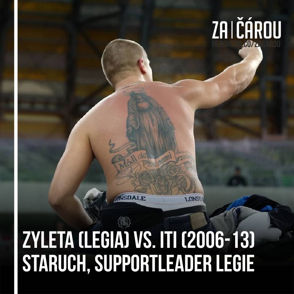 ČT 🎧: Seriál Ultras na herohero.co/zacarou

Dnes <a href="/vlajkonos/">Vlajkonoš</a> historické okénko a příběh z let 2006-13 a spor varšavské Żylety - fanoušků Legie a tehdejšího majitele klubu - mediálního giganta ITI. Pohled rozšířen o příběh Starucha, šéfa kotle Legie. Příjemný poslech!