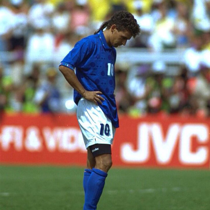 FootballInT80s's tweet image. 17th July 1994 - Roberto Baggio