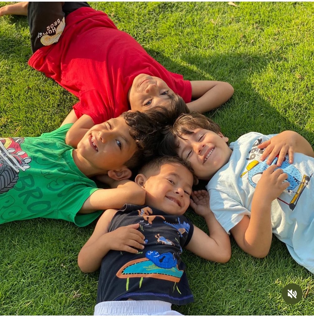 RanaAyyub's tweet photo. Three out of the four siblings seen in this picture were killed along-with their parents by Israeli air strikes. The only living child is critical and fighting for his life. Nothing moves our conscience anymore https://t.co/KP3wUhbRWT