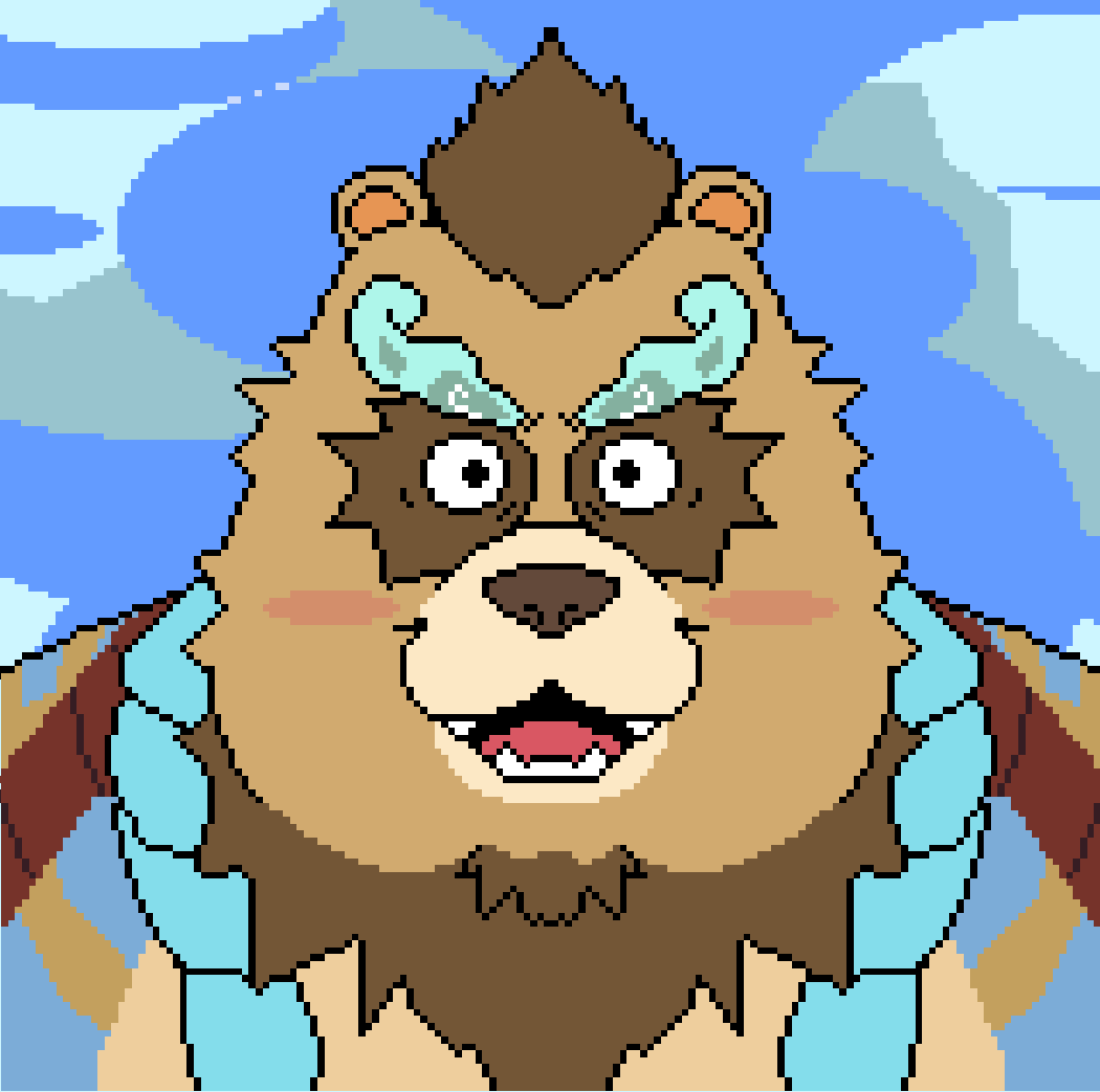 Garabato que hice en strimcito de la nueva skin de voli osito , como me encanta!!!! x3333