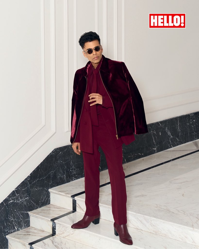 #KaranJohar on single parenthood: “I was told to read books, take counselling but I was raised by instinct—&amp; that became my greatest parenting tool. You go from ‘my life’ to ‘our life’.” Read more: shorturl.at/tSS66 #HELLOIndia #HELLOMagazine #FameAndFriendship #MensSpecial