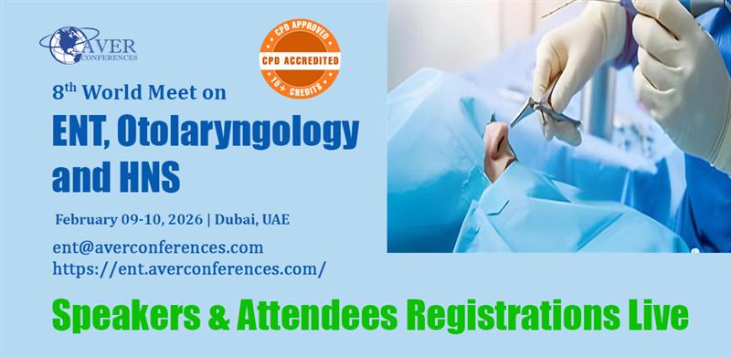 #ENT, #Otolaryngology &amp; #HNS experts from around the world will gather in February 2026!

Share. Present. Connect.

Register now: ent.averconferences.com/registration.p…
Contact: ent@averconferences.com

#ENTConferences #HeadNeckSurgery #ENT2026 #DubaiEvents #SpeakInDubai #Dubai2026