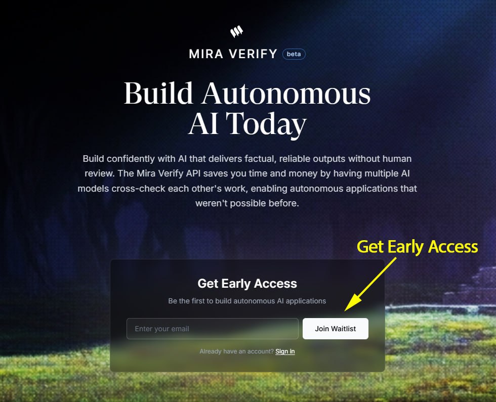 🚨 Exciting News! 🚨 Mira Verify's Early Access Waitlist is now open! 🎉

<a href="/Mira_Network/">Mira</a> is revolutionizing AI with Mira Verify, a decentralized verification layer that catches AI hallucinations and misinformation using multi-model consensus. 🤖💡

🔍 How it works:

✅Responses