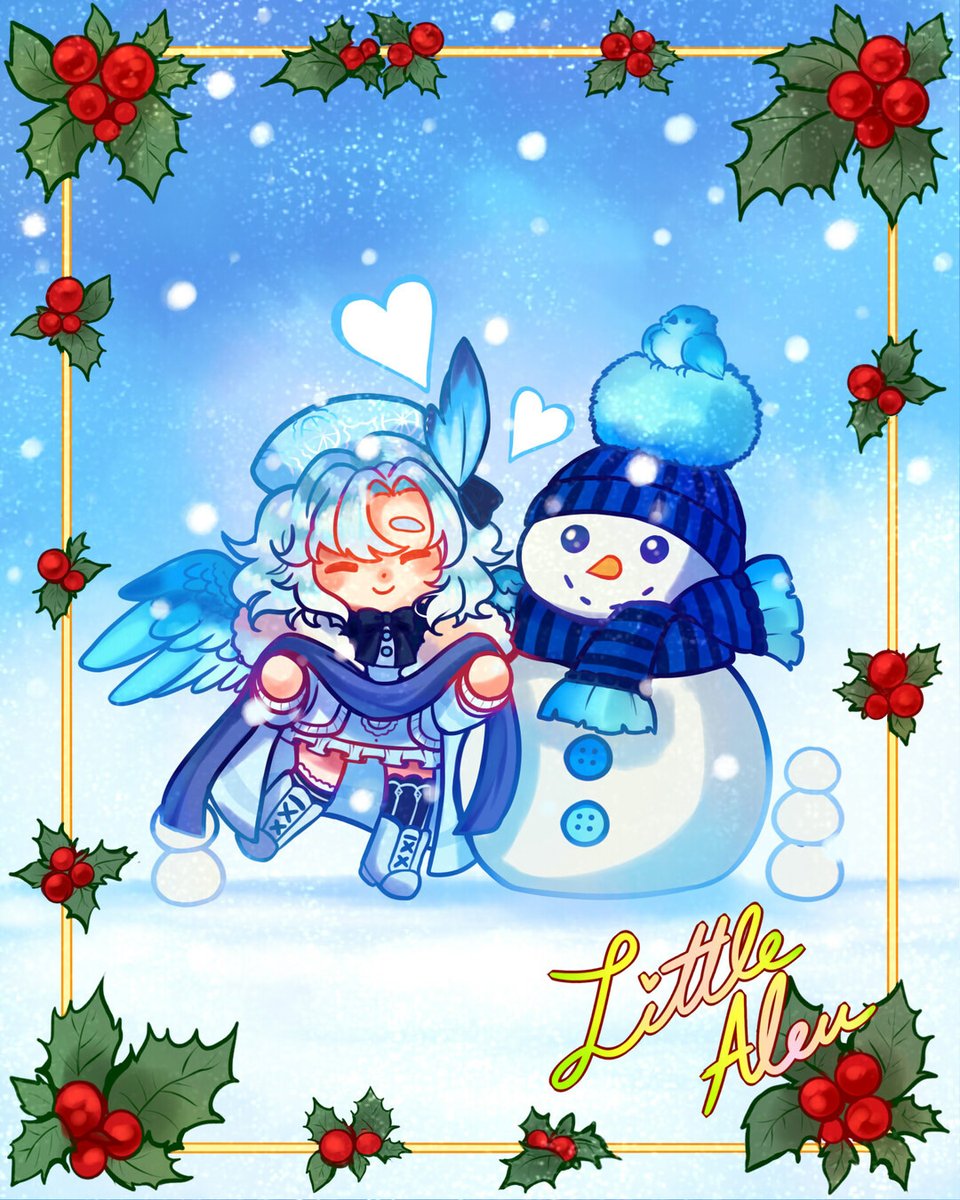 LittleAleu's tweet image. I illustrated and drew these for Christmas this past year. I made them into a card and sent them to friends! Can&apos;t wait to make another one this year 💙
Blessings ~ Aleu

Closed Species: @AnniverseWorld